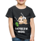 Faultier Müde Energiesparmodus Lustiges Kinder Premium T-Shirt - Schwarz
