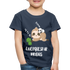 Faultier Müde Energiesparmodus Lustiges Kinder Premium T-Shirt - Navy