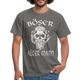 Wikinger Totenkopf Böser Alter Mann T-Shirt - Graphit