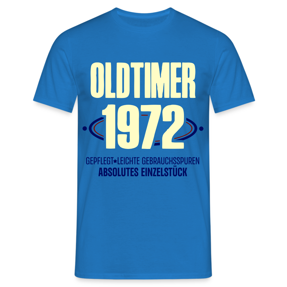 40. Geburtstag Oldtimer Einzelstück Geschenk T-Shirt - Royalblau