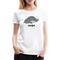 Faule Katze Nope keine Lust lustiges Frauen Premium T-Shirt - weiß