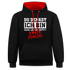 Du denkst ich bin klein lieb und nett - Böser Fehler Lustiger Kontrast-Hoodie - Schwarz/Rot