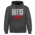 Du denkst ich bin klein lieb und nett - Böser Fehler Lustiger Kontrast-Hoodie - Anthrazit/Schwarz