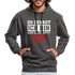 Du denkst ich bin klein lieb und nett - Böser Fehler Lustiger Kontrast-Hoodie - Anthrazit/Schwarz