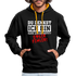 Du denkst ich bin klein lieb und nett - Böser Fehler Lustiger Kontrast-Hoodie - Schwarz/Gold