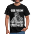 Werkstatt Mechaniker Shirt - Von Idioten umzingelt Lustiges T-Shirt - Schwarz