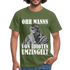 Werkstatt Mechaniker Shirt - Von Idioten umzingelt Lustiges T-Shirt - Militärgrün