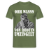 Werkstatt Mechaniker Shirt - Von Idioten umzingelt Lustiges T-Shirt - Militärgrün