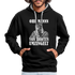 Werkstatt Mechaniker Hoodie- Von Idioten umzingelt Lustiger Kontrast-Hoodie - Schwarz/Grau meliert