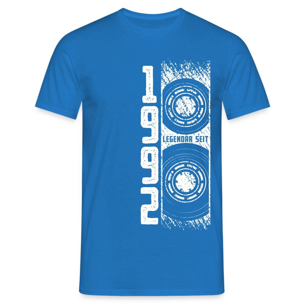 30. Geburtstag Retro Kassette Legendär seit 1992 Geschenk T-Shirt - Royalblau