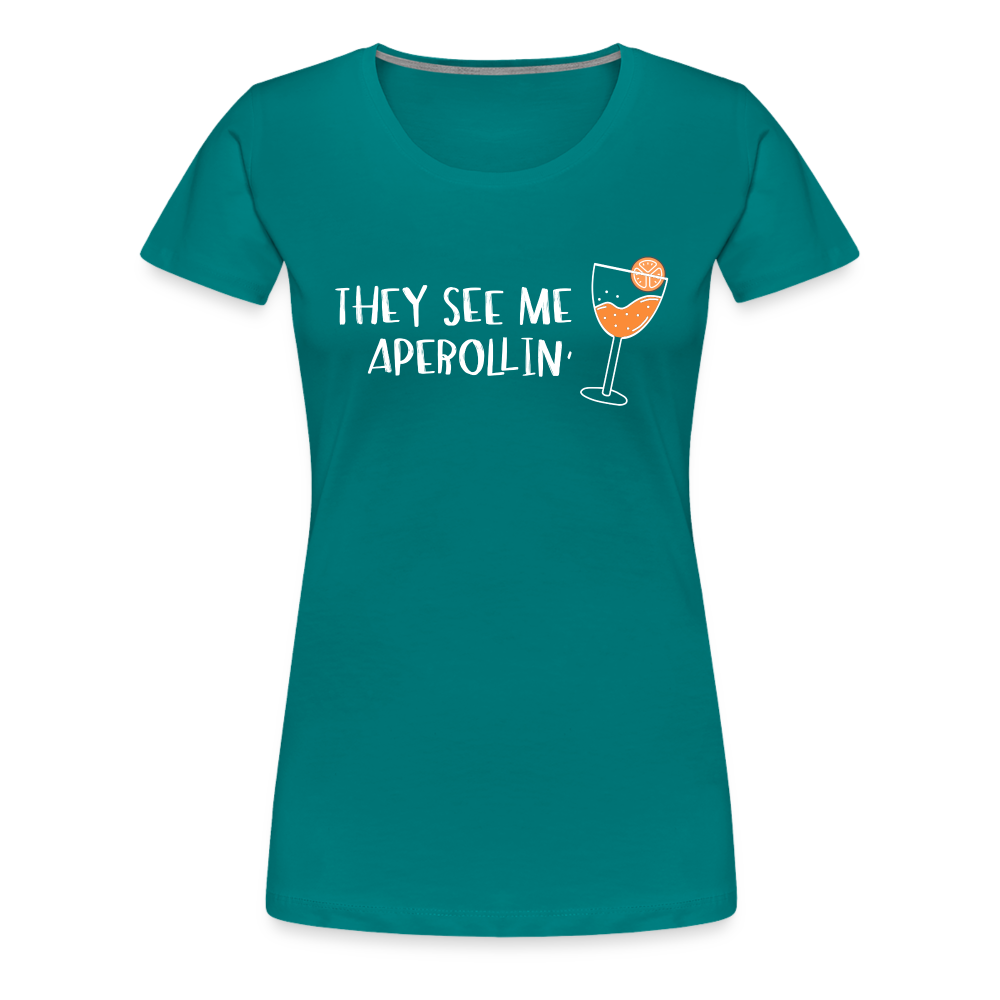 They see me Aperollin'. Sommergetränk 2022 T-Shirt - Divablau