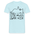 faule Katze - Spruch - ich muss gar nix - Lustiges Katzen T-Shirt - Sky