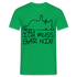 faule Katze - Spruch - ich muss gar nix - Lustiges Katzen T-Shirt - Kelly Green