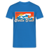 Santa Cruz California Retro Vintage Beach T-Shirt - Royalblau