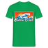 Santa Cruz California Retro Vintage Beach T-Shirt - Kelly Green