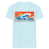 Santa Cruz California Retro Vintage Beach T-Shirt - Sky