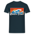 Santa Cruz California Retro Vintage Beach T-Shirt - Navy