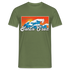 Santa Cruz California Retro Vintage Beach T-Shirt - Militärgrün