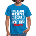 Keine Geduld Shirt - Ich Habe Meine Geduld Testen lassen. Ich bin negativ Lustiges T-Shirt - Royalblau