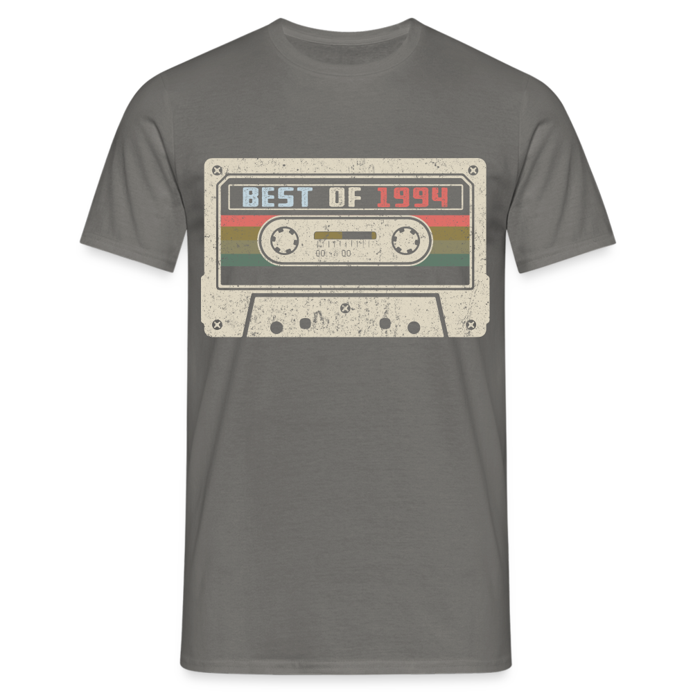 1994 Geburtstags Shirt Vintage Kassette Best of 1994 Geschenk T-Shirt - Graphit