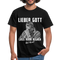 Werkstatt Shirt - Lieber Gott Lass Hirn Regnen Viel Hirn Lustiges T-Shirt - Schwarz