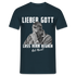 Werkstatt Shirt - Lieber Gott Lass Hirn Regnen Viel Hirn Lustiges T-Shirt - Navy