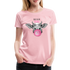 Kuh Shirt Because Kuhl Lustiges Bauern Frauen Premium T-Shirt - Hellrosa