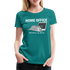 Home Office Shirt Faule Katze Mitarbeiterin des Monats Lustiges Frauen Premium T-Shirt - Divablau