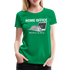 Home Office Shirt Faule Katze Mitarbeiterin des Monats Lustiges Frauen Premium T-Shirt - Kelly Green