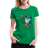 Lustiger Frosch Frauen Premium T-Shirt - Kelly Green