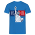 New York Freiheitsstatue Liberty Big Apple T-Shirt - Royalblau