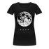 Mond Shirt Der Mond Frauen Premium T-Shirt - Schwarz