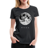 Mond Shirt Der Mond Frauen Premium T-Shirt - Schwarz