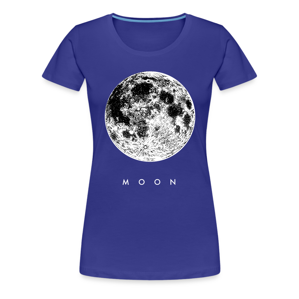 Mond Shirt Der Mond Frauen Premium T-Shirt - Königsblau