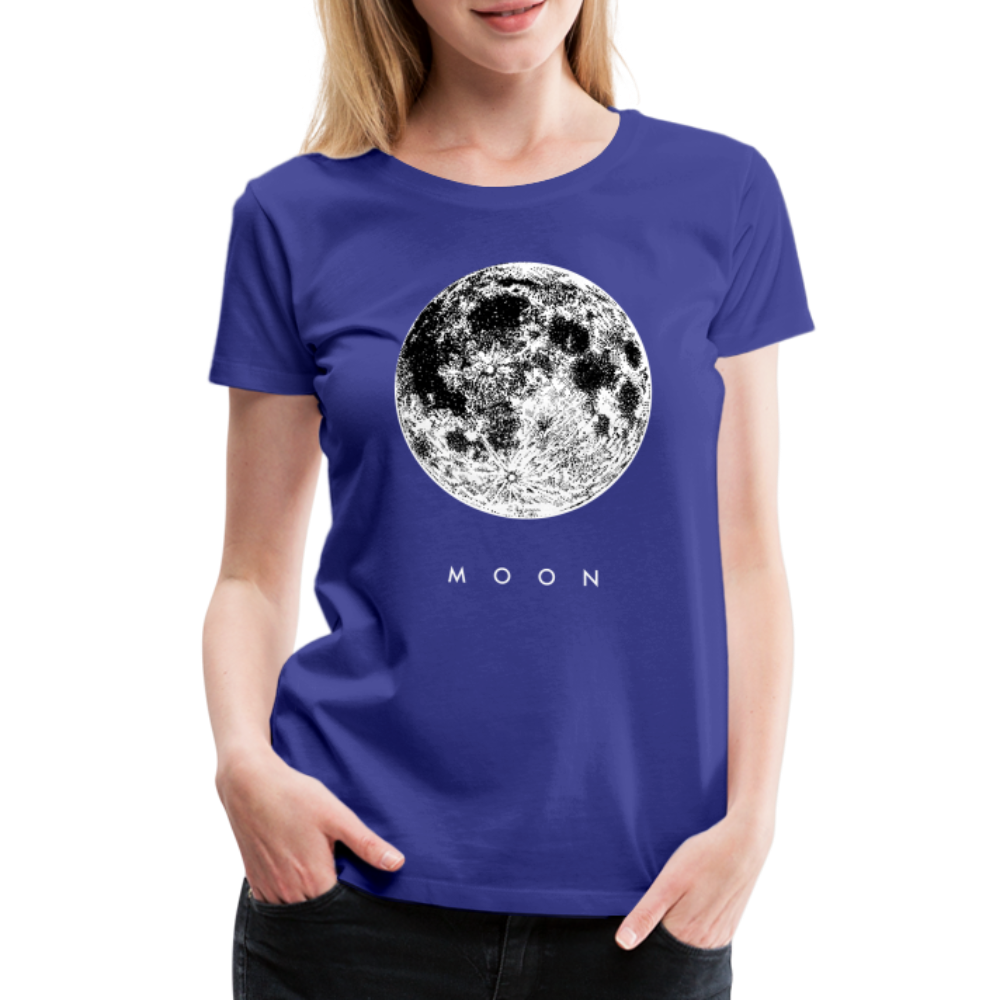 Mond Shirt Der Mond Frauen Premium T-Shirt - Königsblau