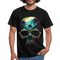 Totenkopf Palmen Sonnenbrille Sommer Männer T-Shirt - Schwarz