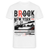 New York Shirt New York Brooklyn T-Shirt - weiß