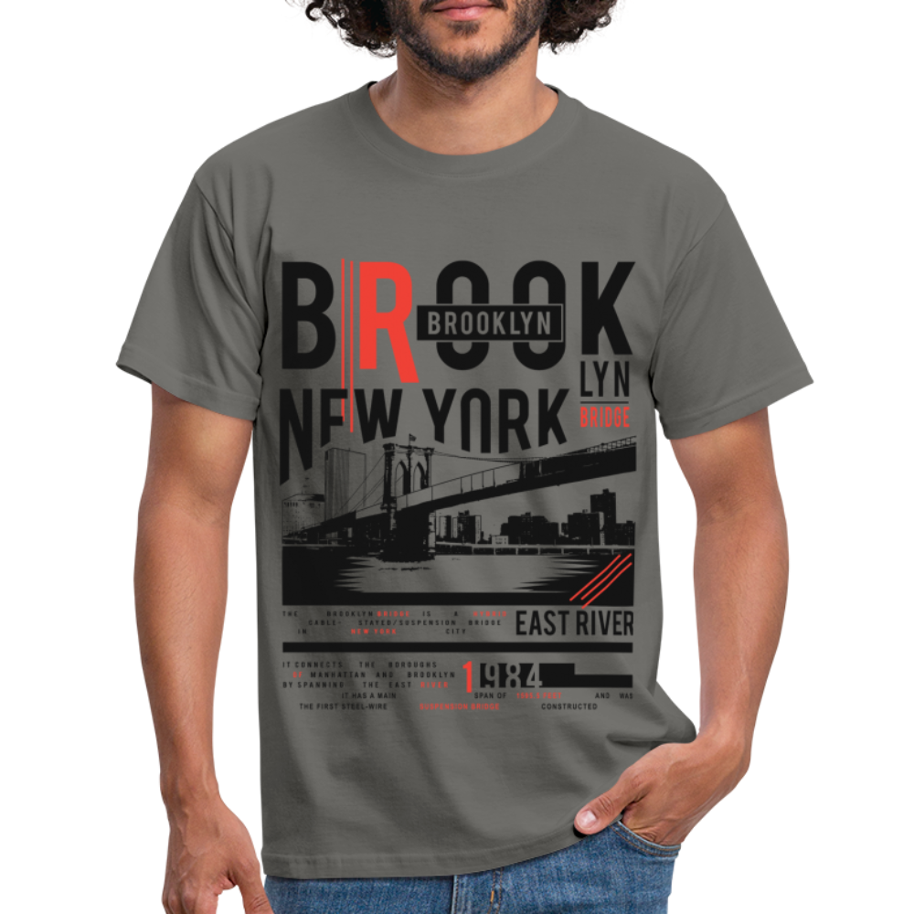 New York Shirt New York Brooklyn T-Shirt - Graphit