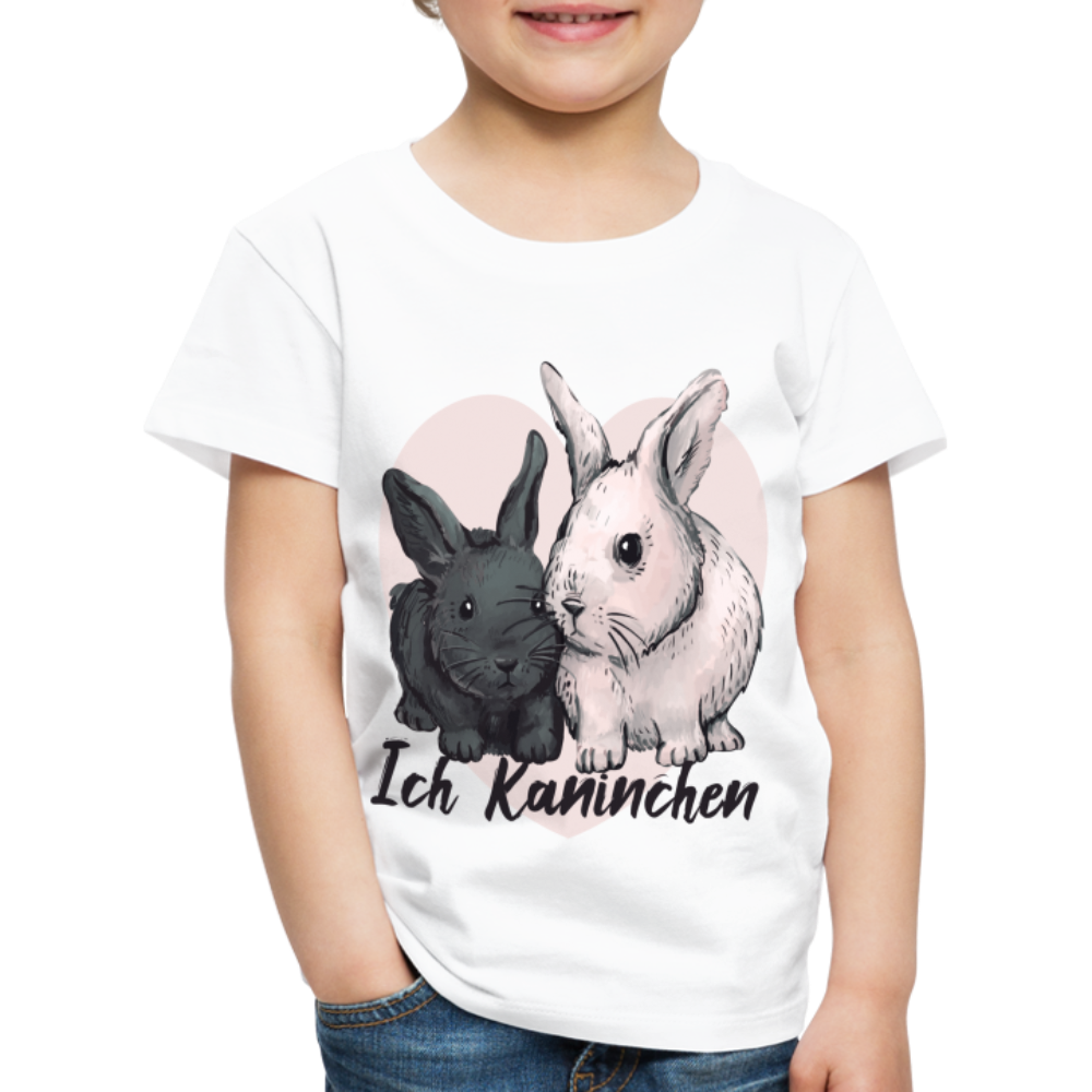 Süße Kaninchen Shirt Ich Kaninchen Kinder Premium T-Shirt - weiß