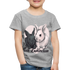 Süße Kaninchen Shirt Ich Kaninchen Kinder Premium T-Shirt - Grau meliert