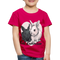 Süße Kaninchen Shirt Ich Kaninchen Kinder Premium T-Shirt - dunkles Pink