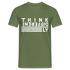 Anders Denken Shirt Think Differently Männer T-Shirt - Militärgrün