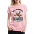 Mei Dirndl is in da wasch lustiges Frauen Premium T-Shirt - Hellrosa