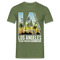 Los Angeles Sommer Shirt Endless Summer  T-Shirt - Militärgrün