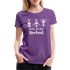 Wein Korkenzieher Mein Lieblings Workout Lustiges Frauen Premium T-Shirt - Lila