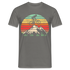 Berge und Mountain Berg Shirt Retro Vintage Style T-Shirt - Graphit