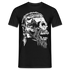 Wikinger Shirt Wikinger Totenkopf Viking Skull T-Shirt - Schwarz