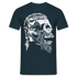 Wikinger Shirt Wikinger Totenkopf Viking Skull T-Shirt - Navy