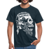 Wikinger Shirt Wikinger Totenkopf Viking Skull T-Shirt - Navy