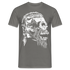 Wikinger Shirt Wikinger Totenkopf Viking Skull T-Shirt - Graphit